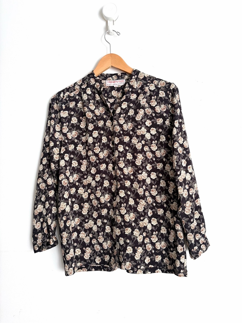 Vintage Sakura San Made in Japan Floral Blouse Coquette - Size M